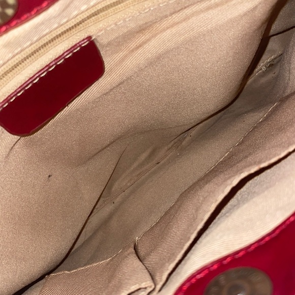 RARE Dolce & Gabbana Red Maroon Layered Handbag - Picture 7 of 13